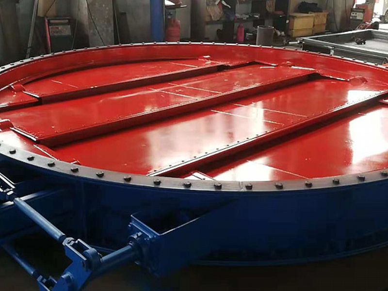又一個(gè)圓形擋板門(mén)制作完工了，快來(lái)看