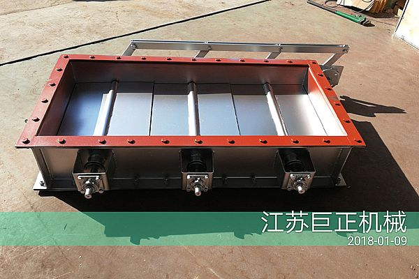 方形擋板門（寬2m）完工，待包裝發(fā)貨