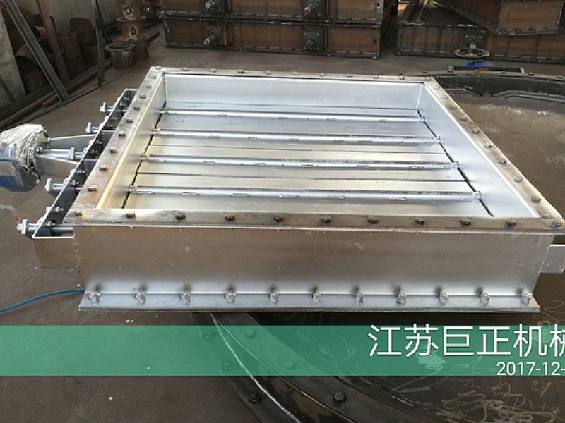 方形擋板門（寬8m）完工，待包裝