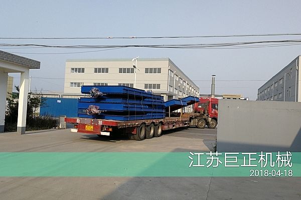 方形擋板門（寬11M）完工，發(fā)貨了