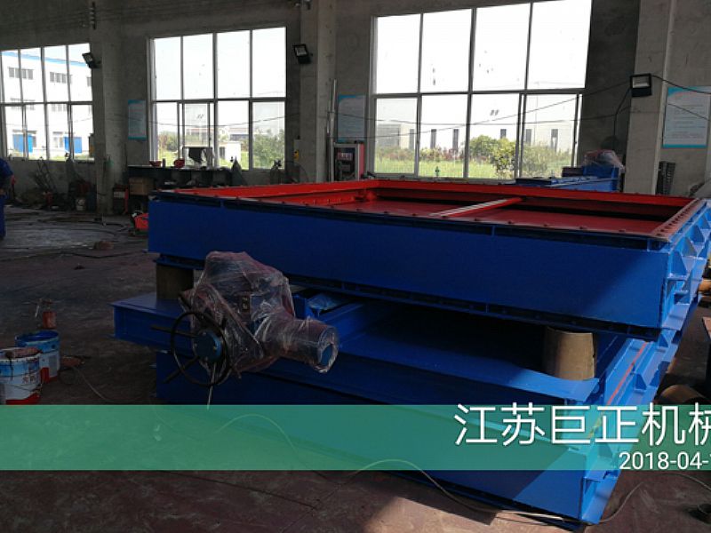 方形擋板門（寬12M）驗(yàn)收合格，發(fā)貨準(zhǔn)備中