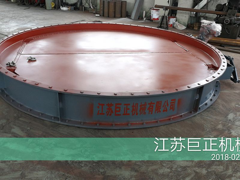 圓形擋板門（直徑270cm）完工了，準(zhǔn)備發(fā)往江西客戶