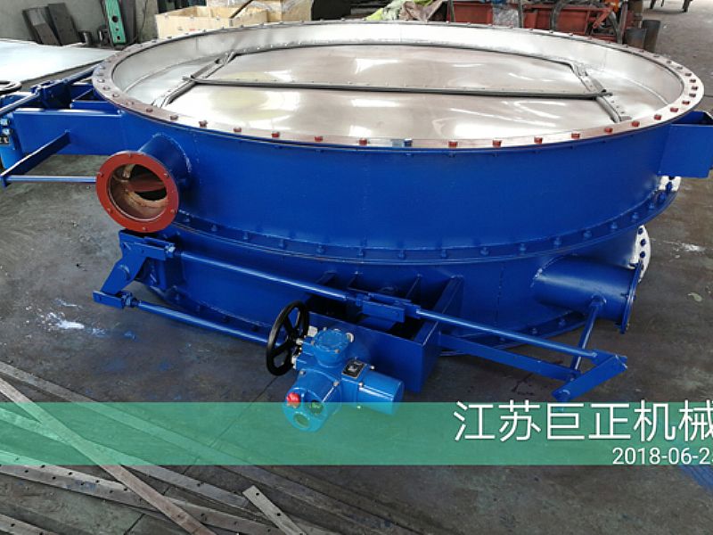圓形擋板門（直徑280cm）制作完工了，待包裝入庫(kù)