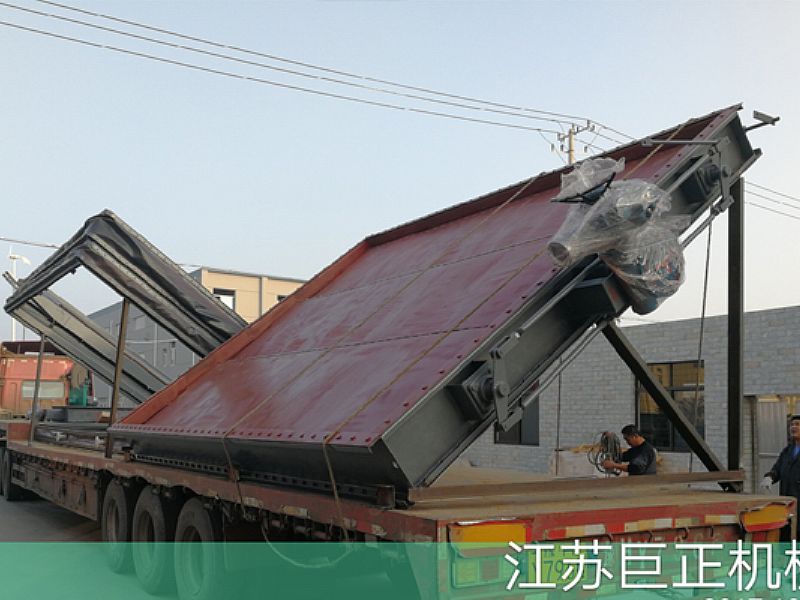 巨正機(jī)械公司擋板門(mén)，裝車發(fā)貨了